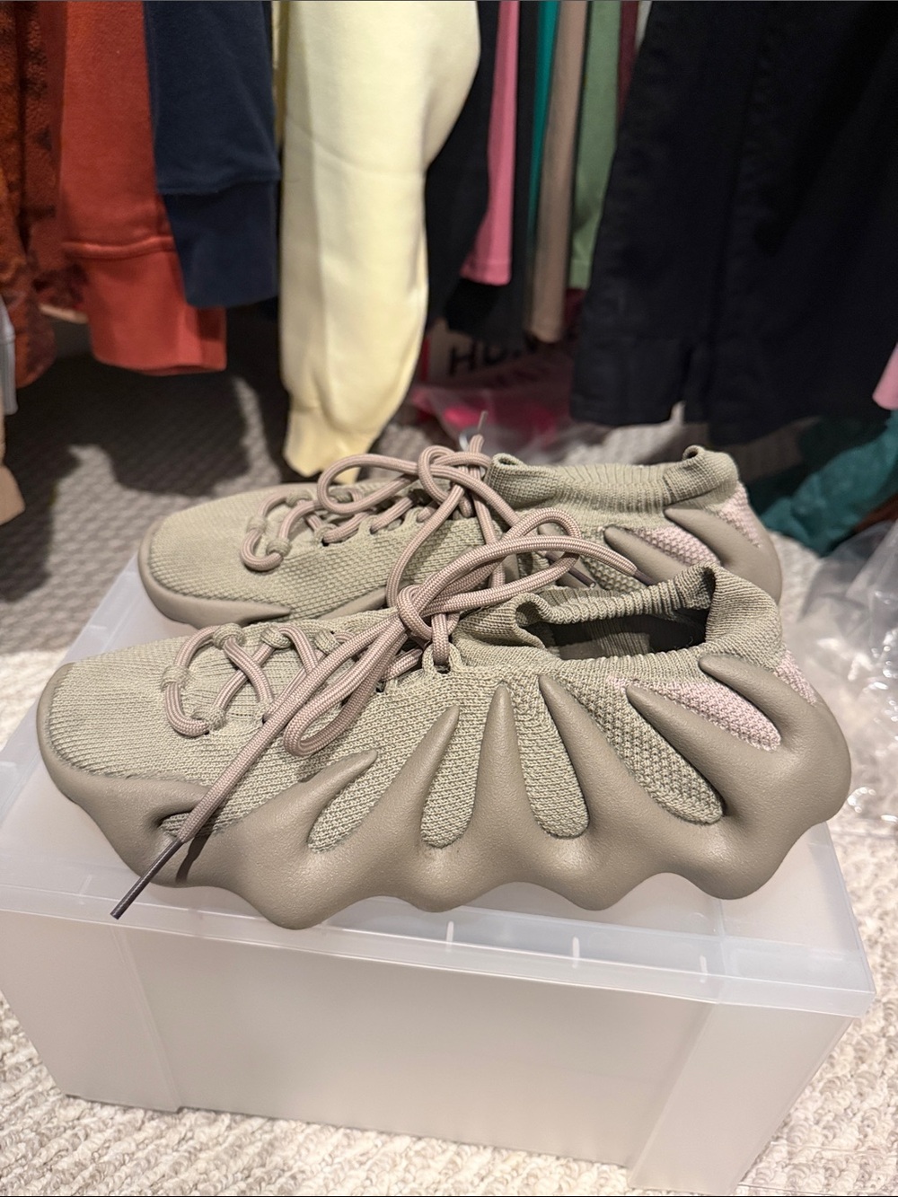 Yeezy Athletic Shoes in Tan/Beige